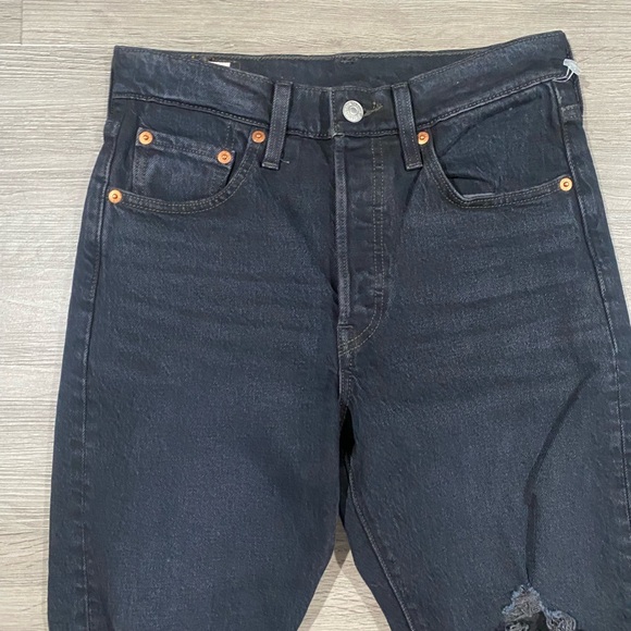 Levi’s 501 Skinny in Wild Bunch Black‎ 25 - Picture 4 of 9